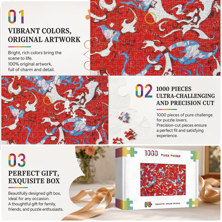 Zhen Shi Ji: Chu Yun (True Records · Echoes of Chu) – 1000 Piece Art Puzzle by Henry Zhang
