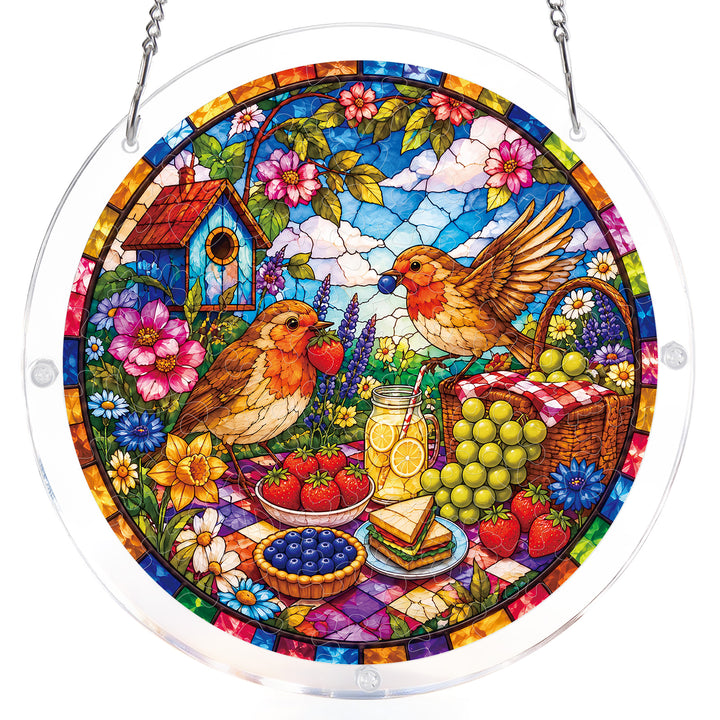 Acrylic Jigsaw Puzzle Suncatcher - Country Harvest