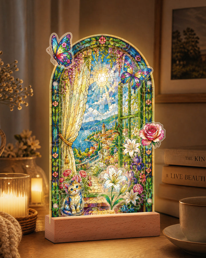 Acrylic Puzzle Landscape Light-Seaside Scenery