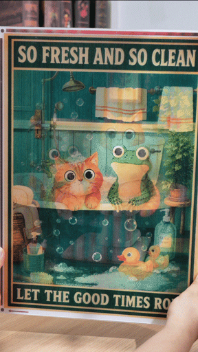 Clean Time - Morphing Lenticular Puzzle