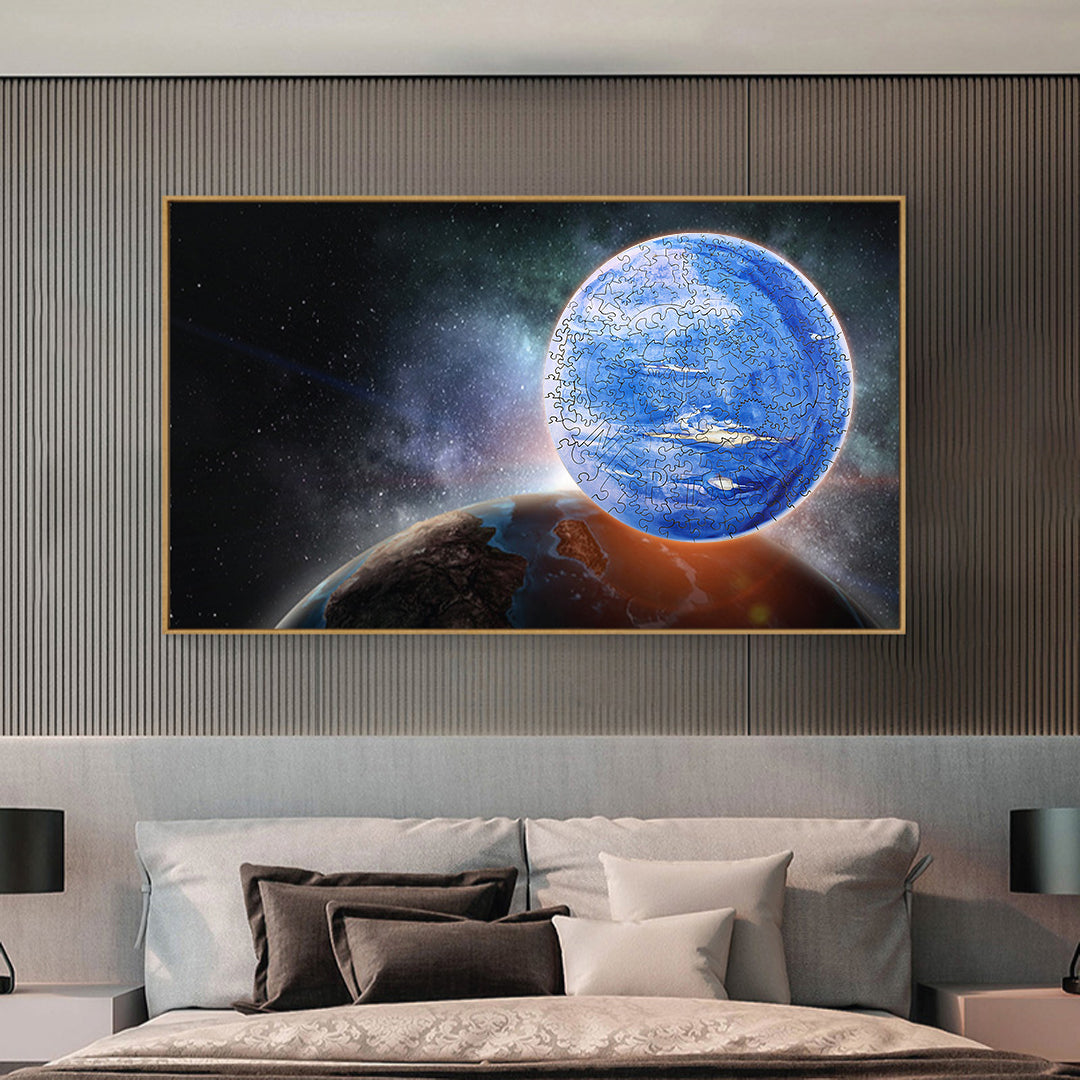 Space Planet Wooden Jigsaw Puzzle