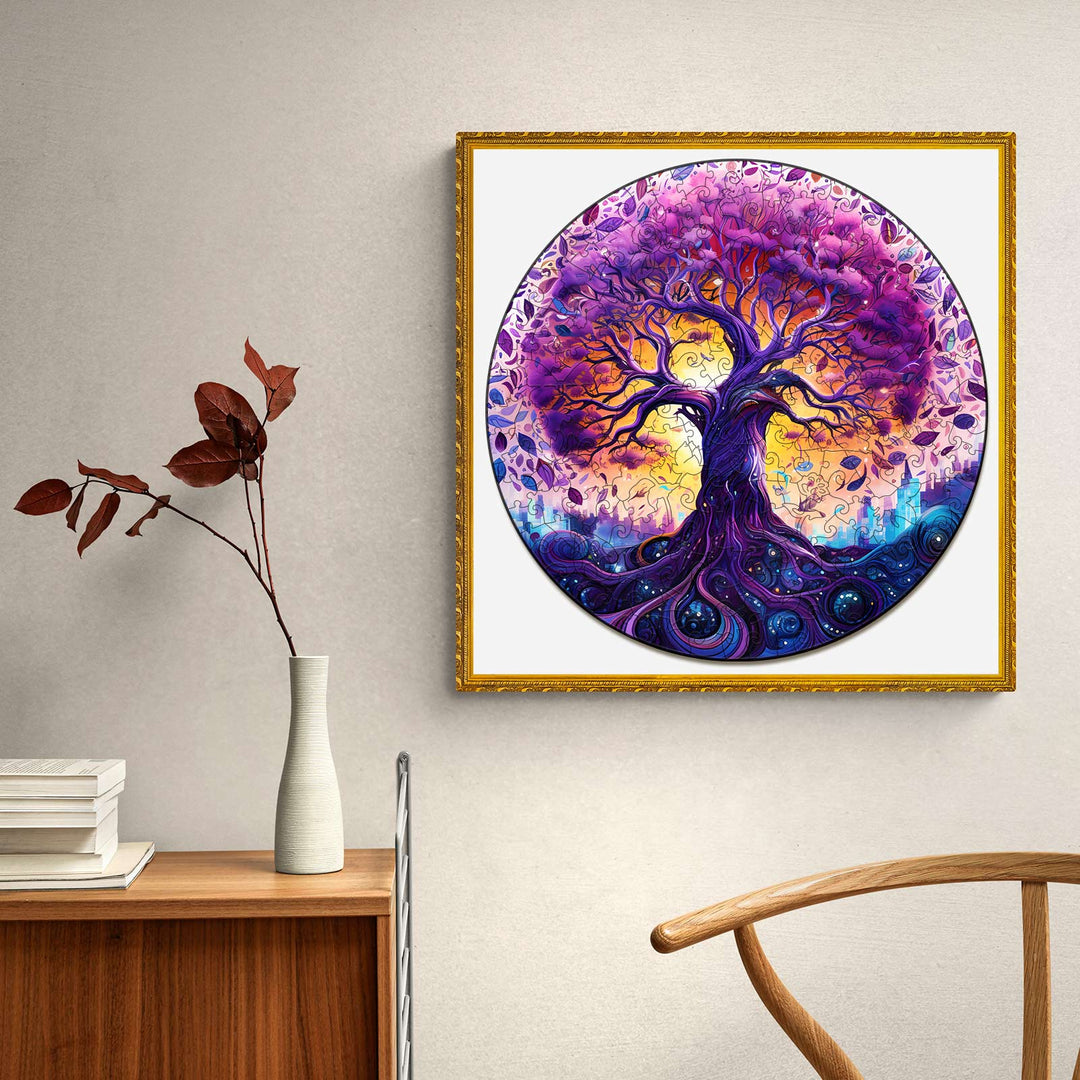 Dreamy Tree of Life Wooden Jigsaw Puzzle