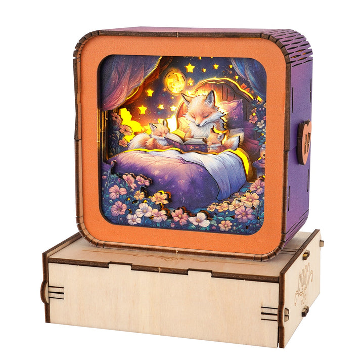 Bedtime Stories Kit - 3D Wooden Puzzle Night Light