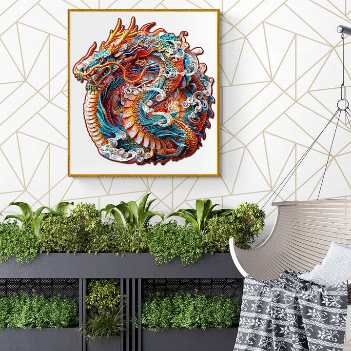 Puzzle en bois Dragon chinois-2 3D