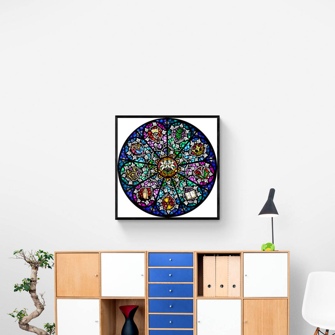 Rose Window Wooden Jigsaw Puzzle