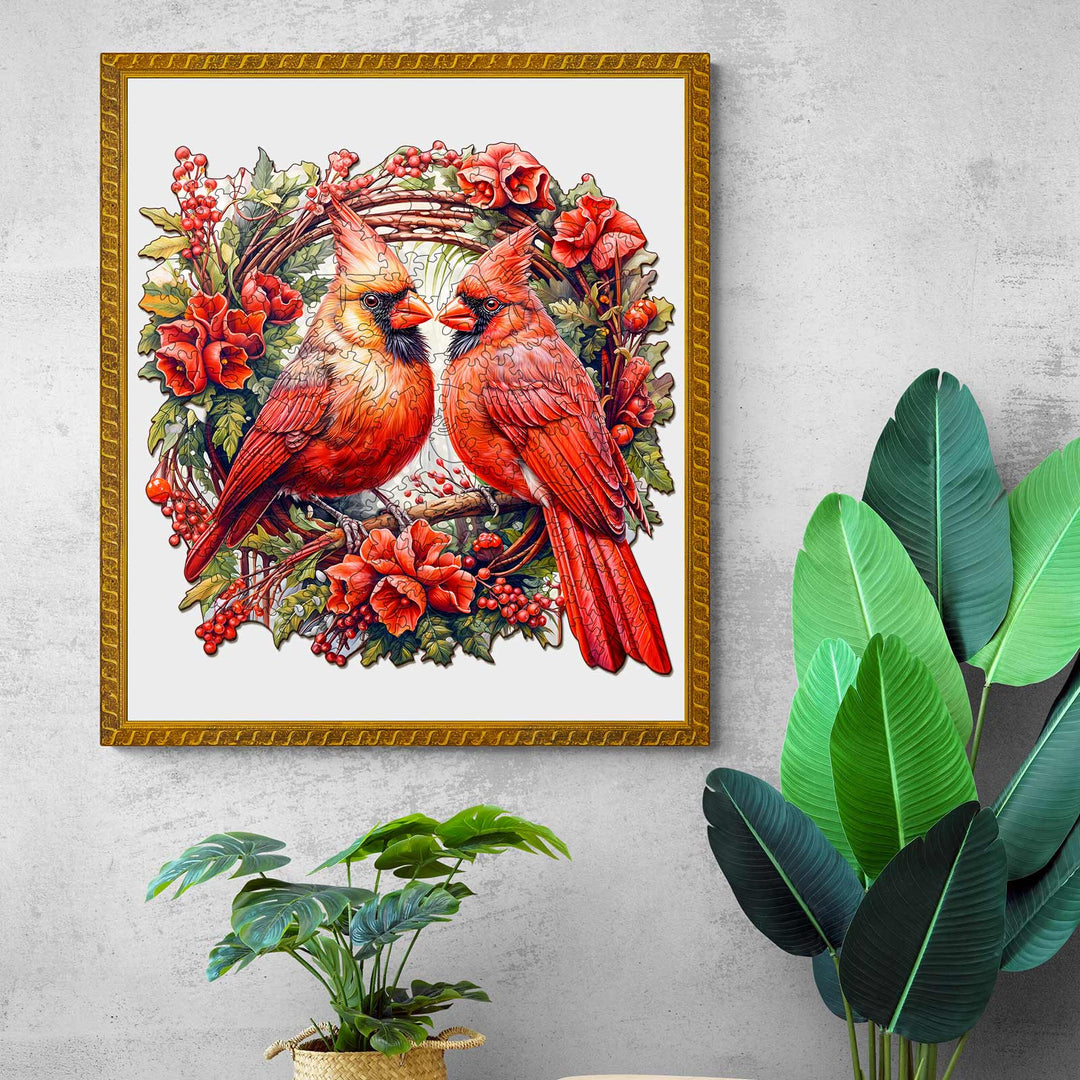 Cardinal Wooden Jigsaw Puzzle