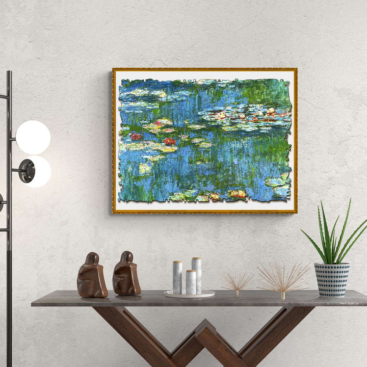 Monet's Water Lilies-2 Wooden Jigsaw Puzzle