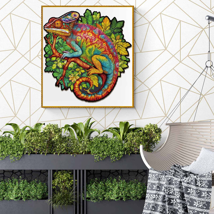 Chameleon Wooden Jigsaw Puzzle