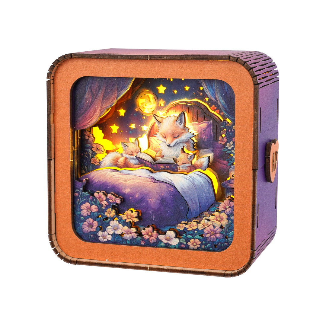 Bedtime Stories Kit - 3D Wooden Puzzle Night Light