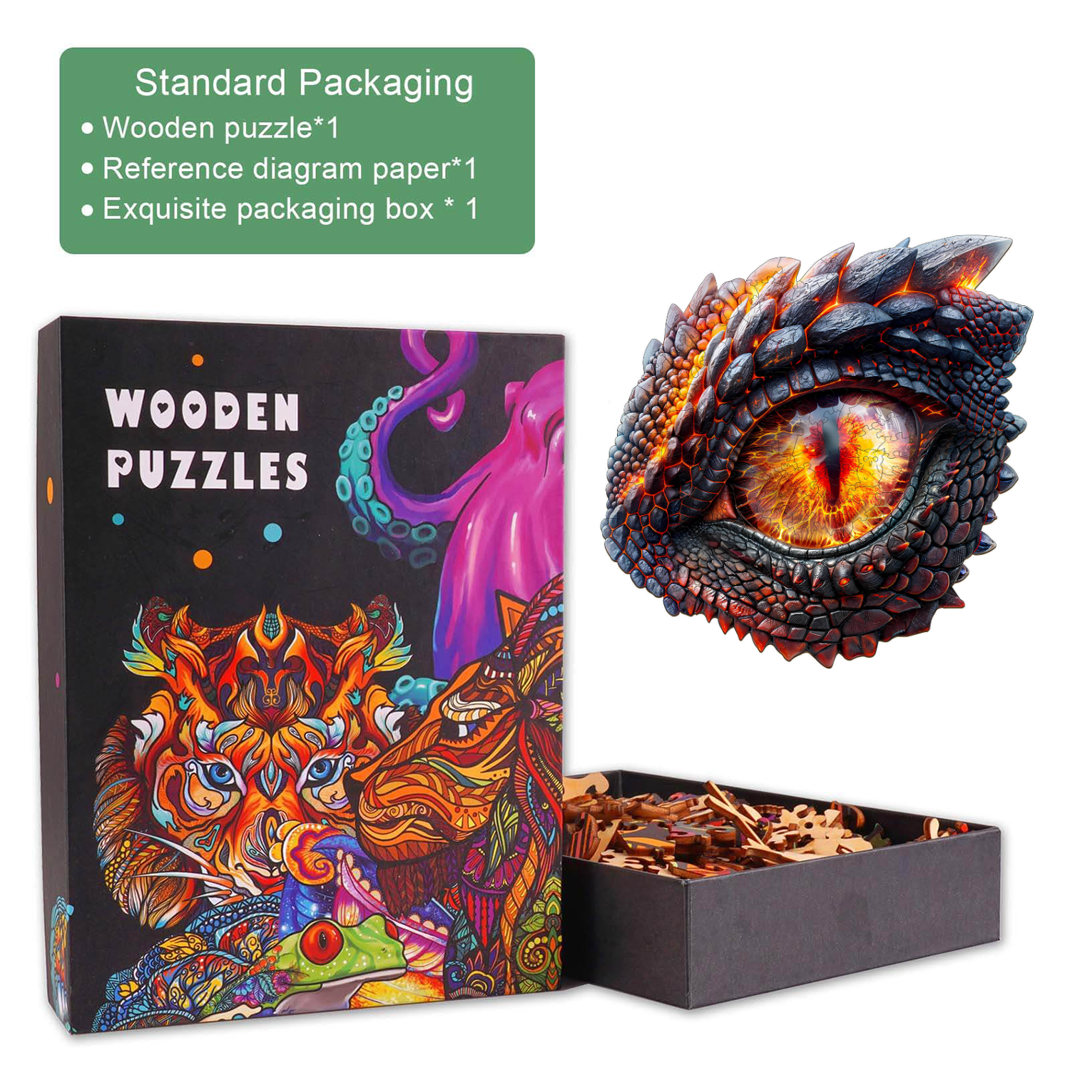 Puzzle en bois 3D Blaze Eye