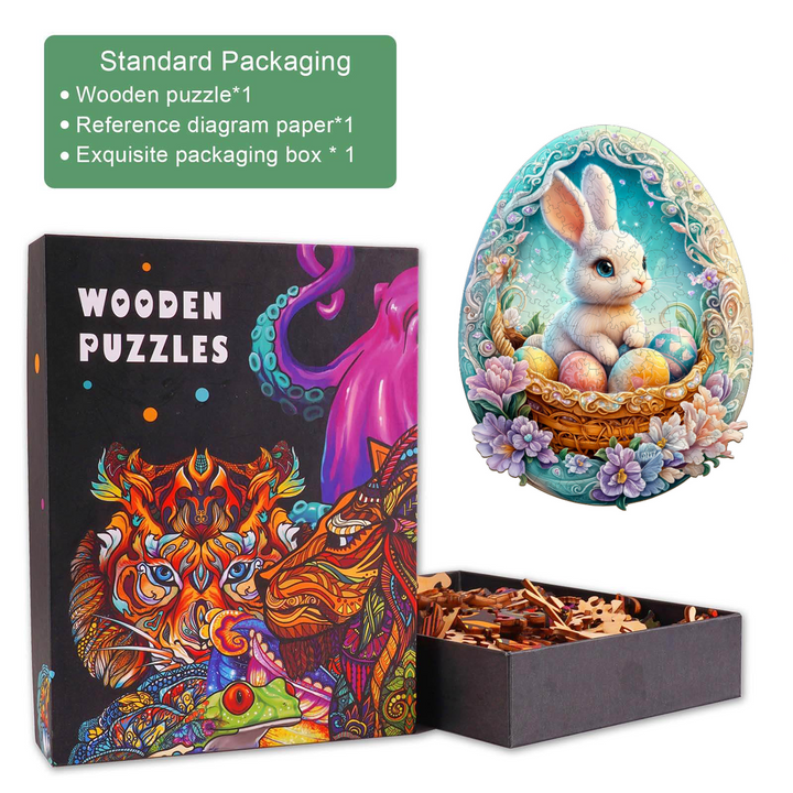 Wonderland Ostern-2 Holzpuzzle