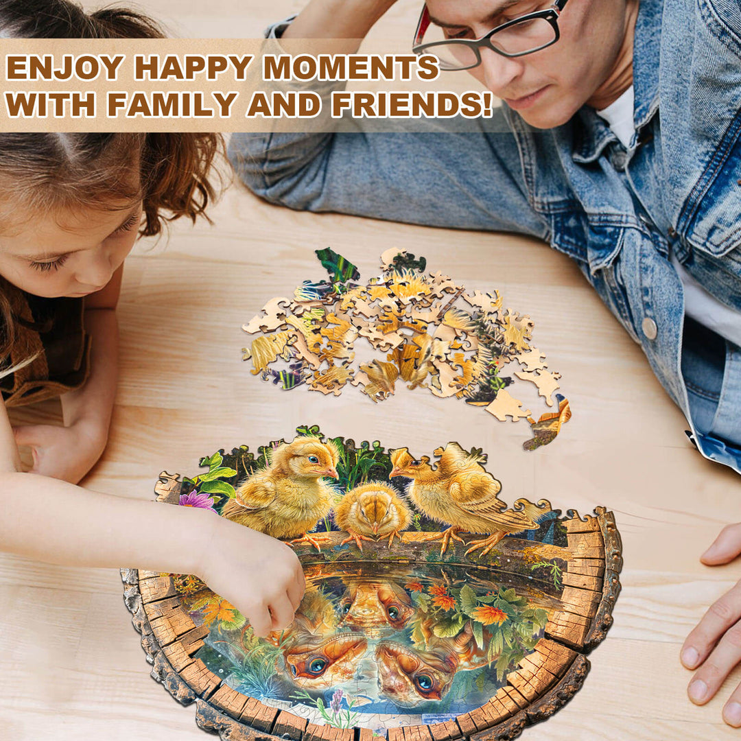 Dinosaur—My wish Wooden Jigsaw Puzzle