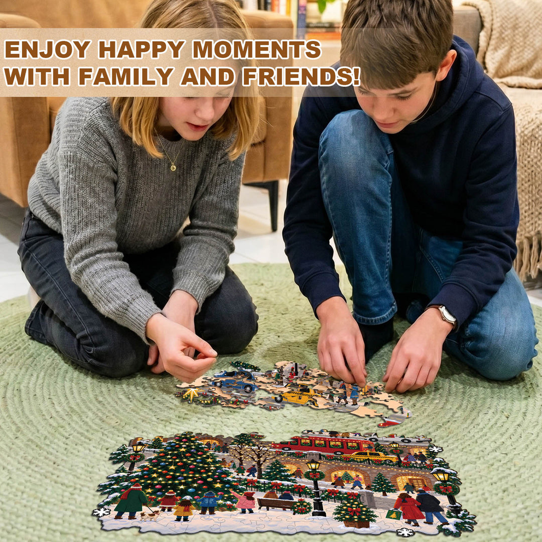 Christmas Corner Wooden Jigsaw Puzzle
