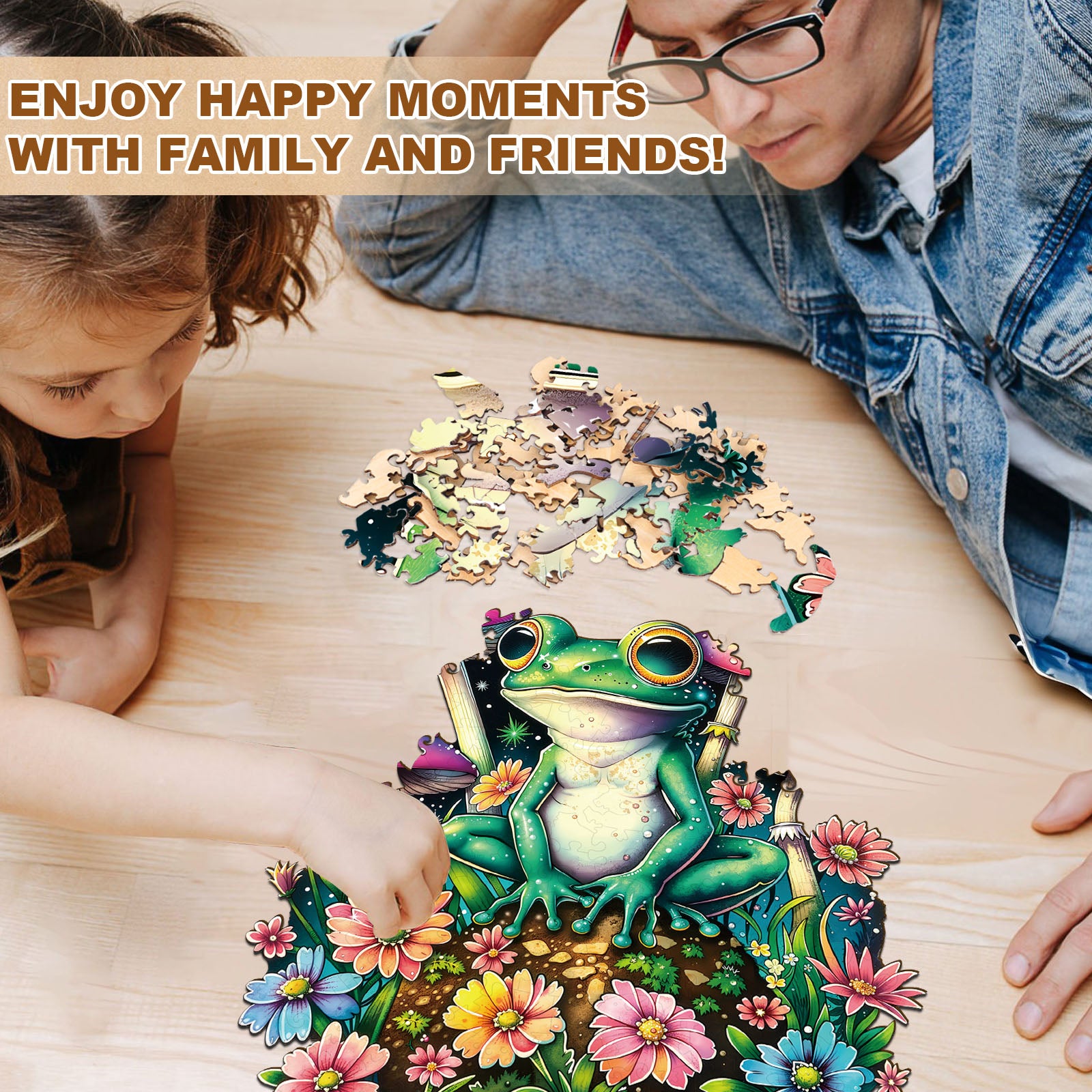 Puzzle en Bois Grenouille Jardin Stardew