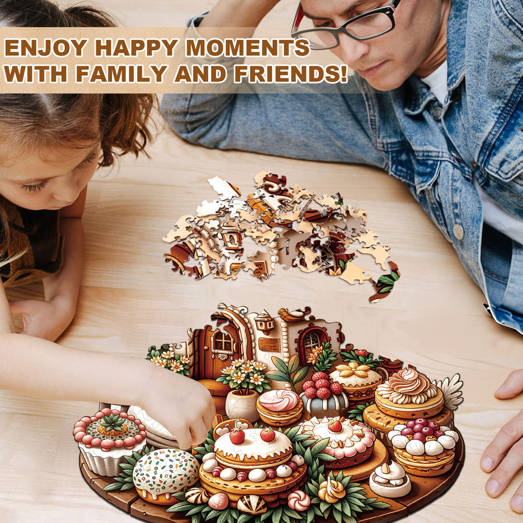 sweet house Wooden Jigsaw Puzzle