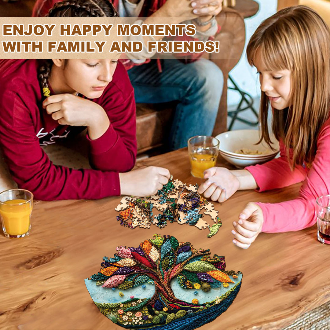 Fibrous life tree Wooden Jigsaw Puzzle