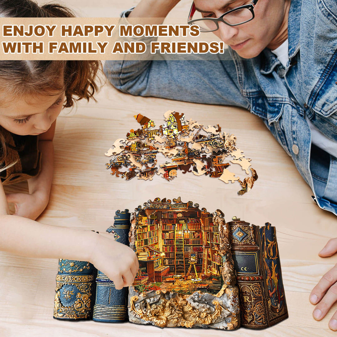 StoryRealm Tome Wooden Jigsaw Puzzle