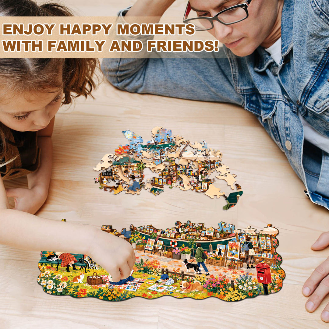Park Holiday Wooden Jigsaw Puzzle