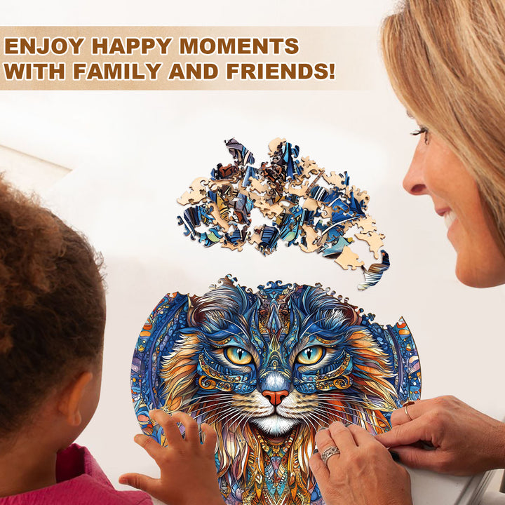 Royal Whiskers Wooden Jigsaw Puzzle