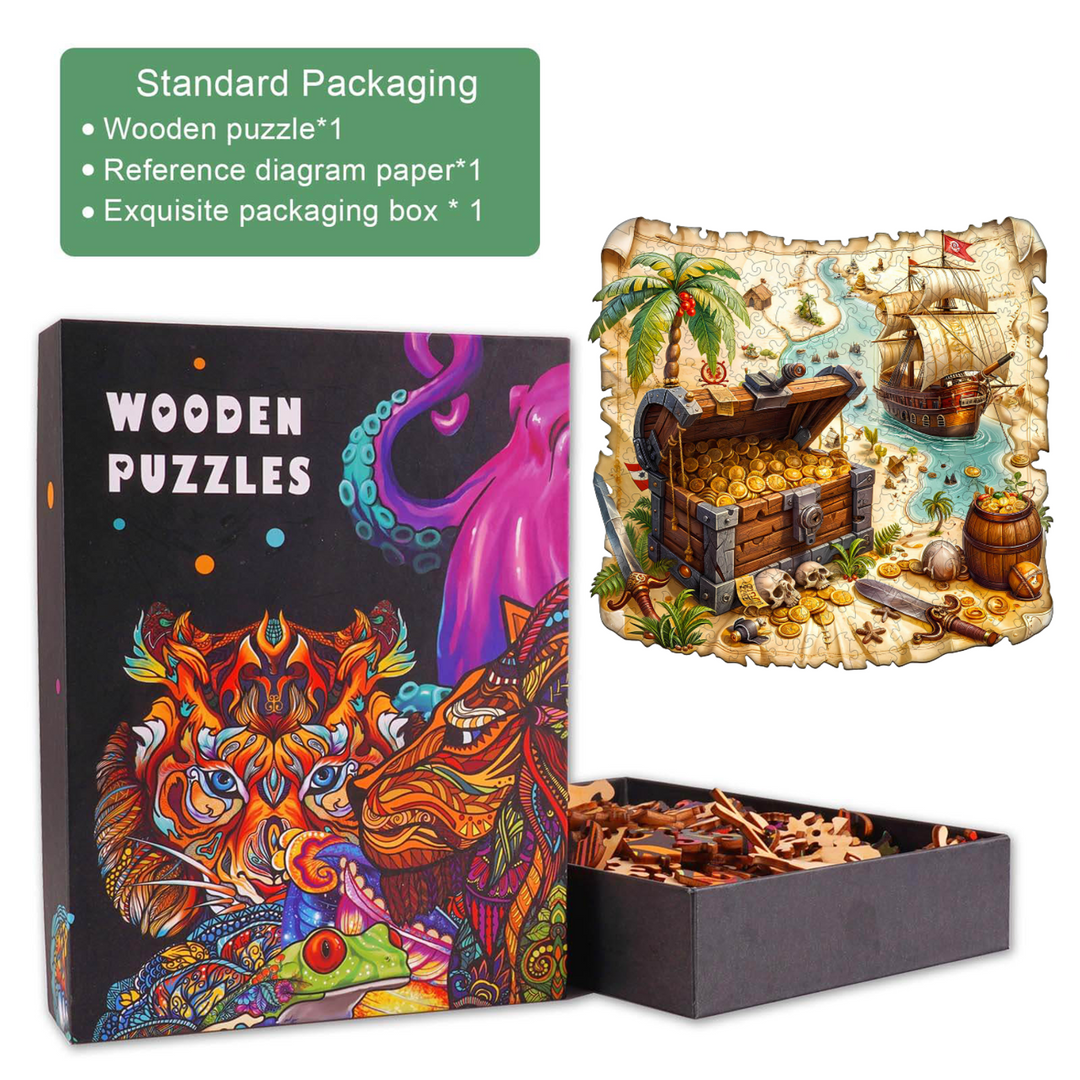 Treasure voyage  Wooden Jigsaw Puzzle