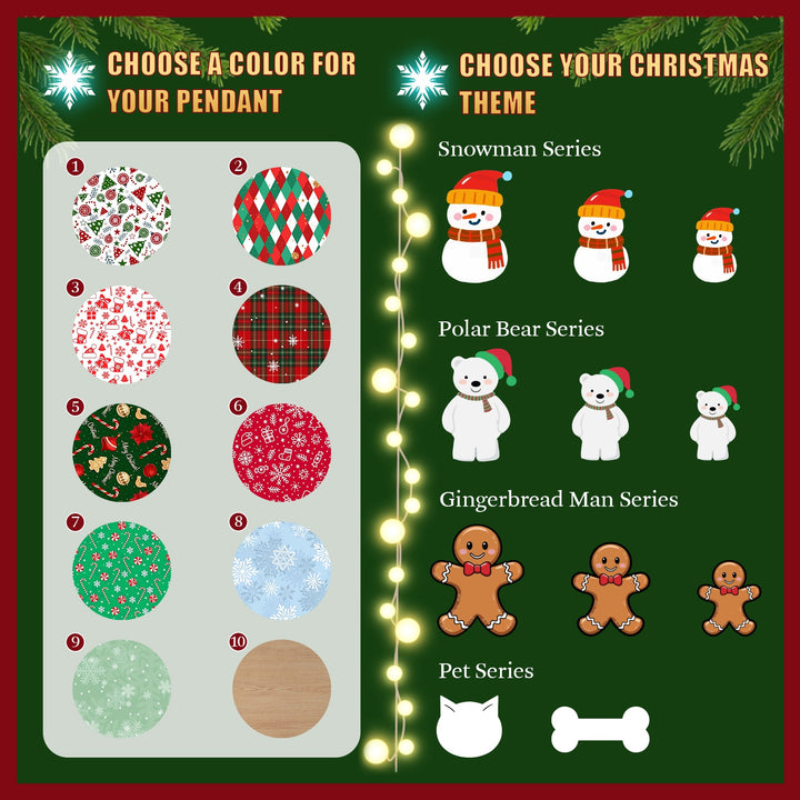 Christmas Rocking Pendant Gift-Gingerbread Man