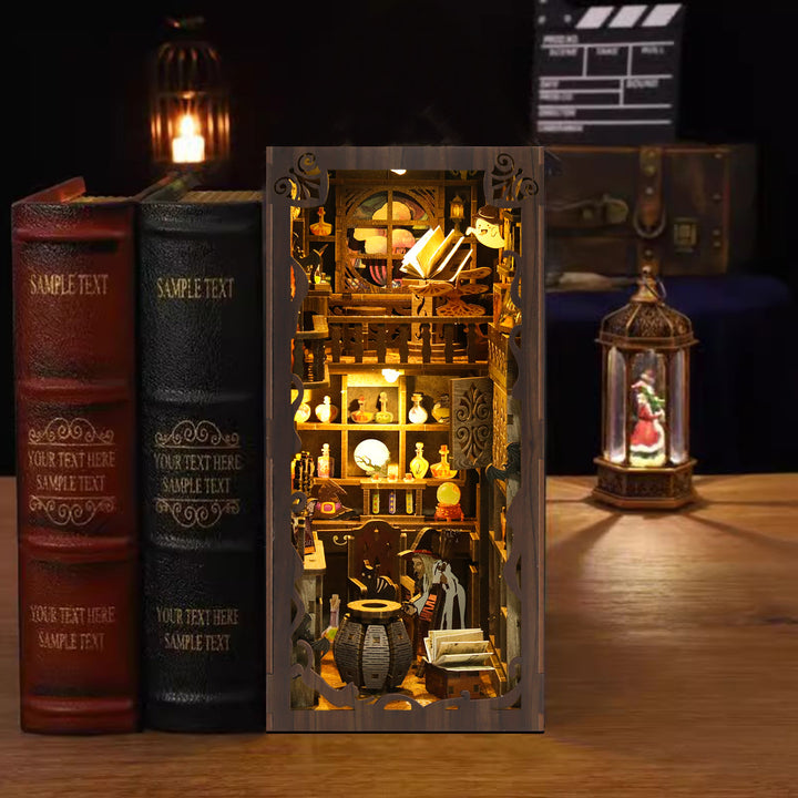 Magic Night - DIY Book Nook Kit,3D Wooden Puzzle