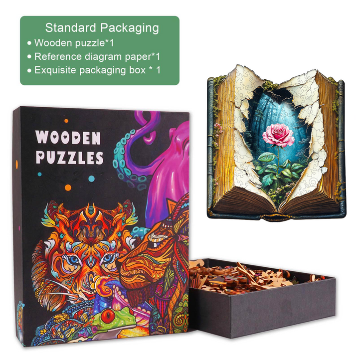 Blooming Story  Wooden Jigsaw Puzzle