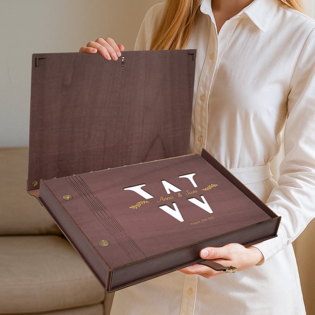 Wedding Photo Album - Custom Unique Photo Book
