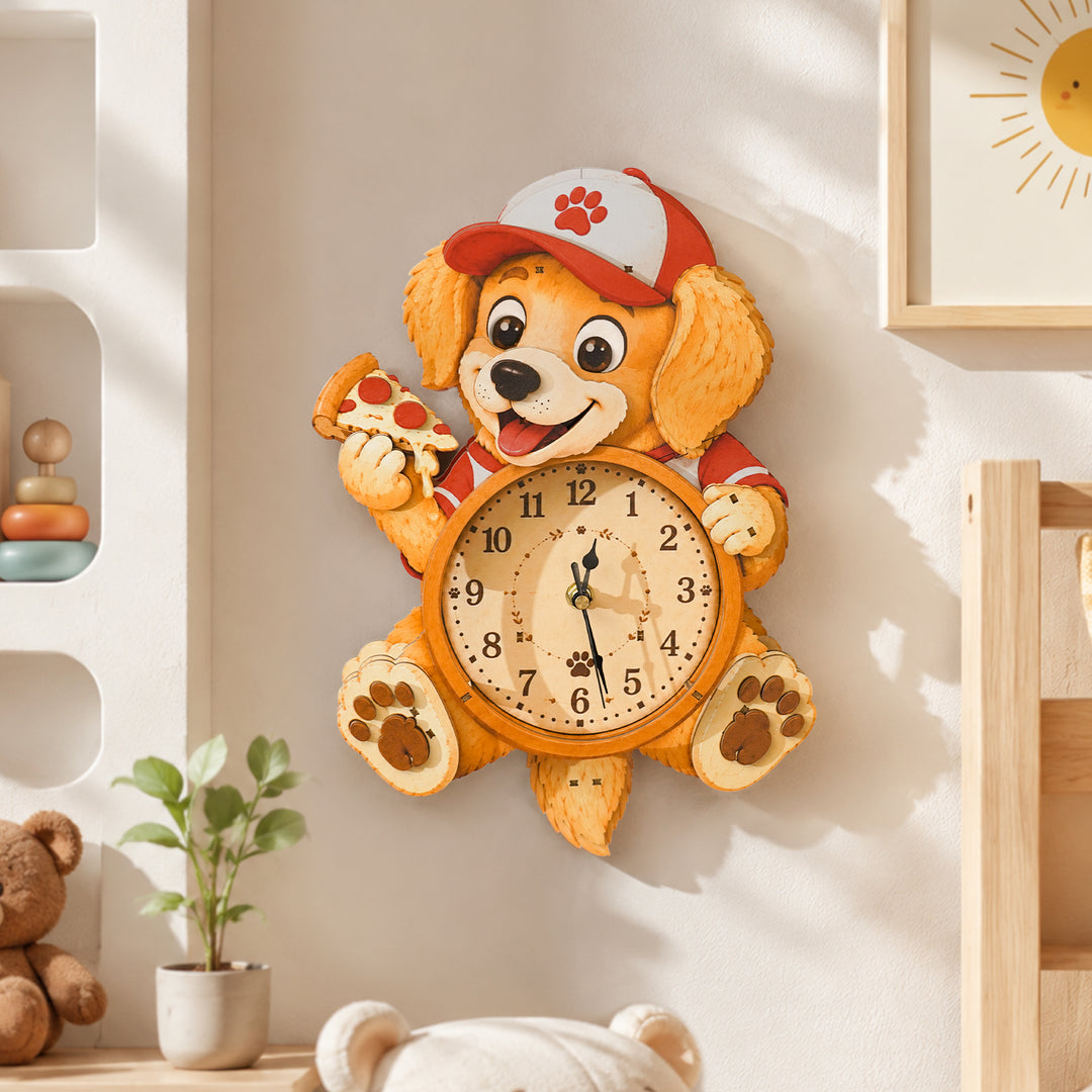 Pegasus – DIY Holz-Uhr, 3D Puzzle-Bastelset