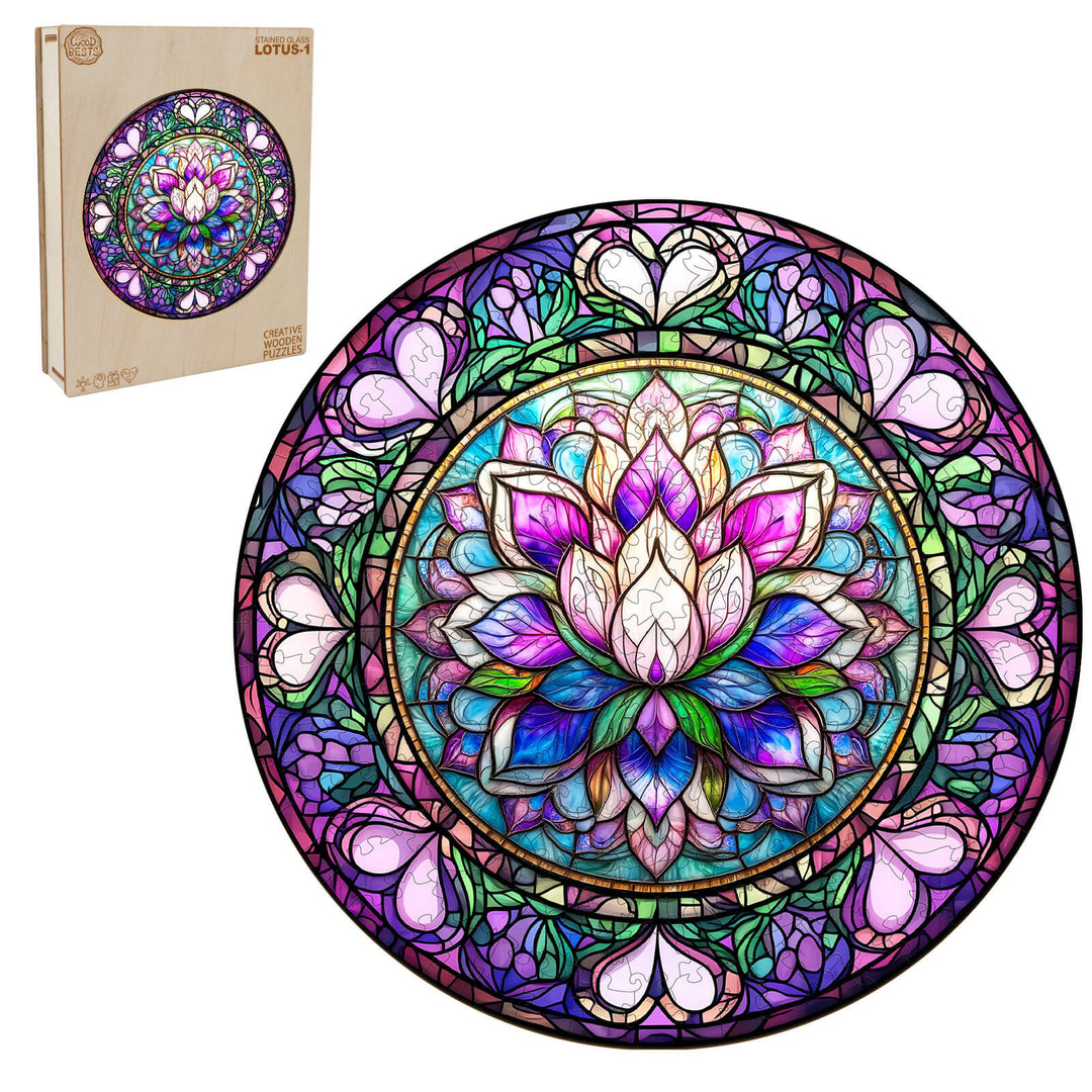 Puzzle en bois Lotus