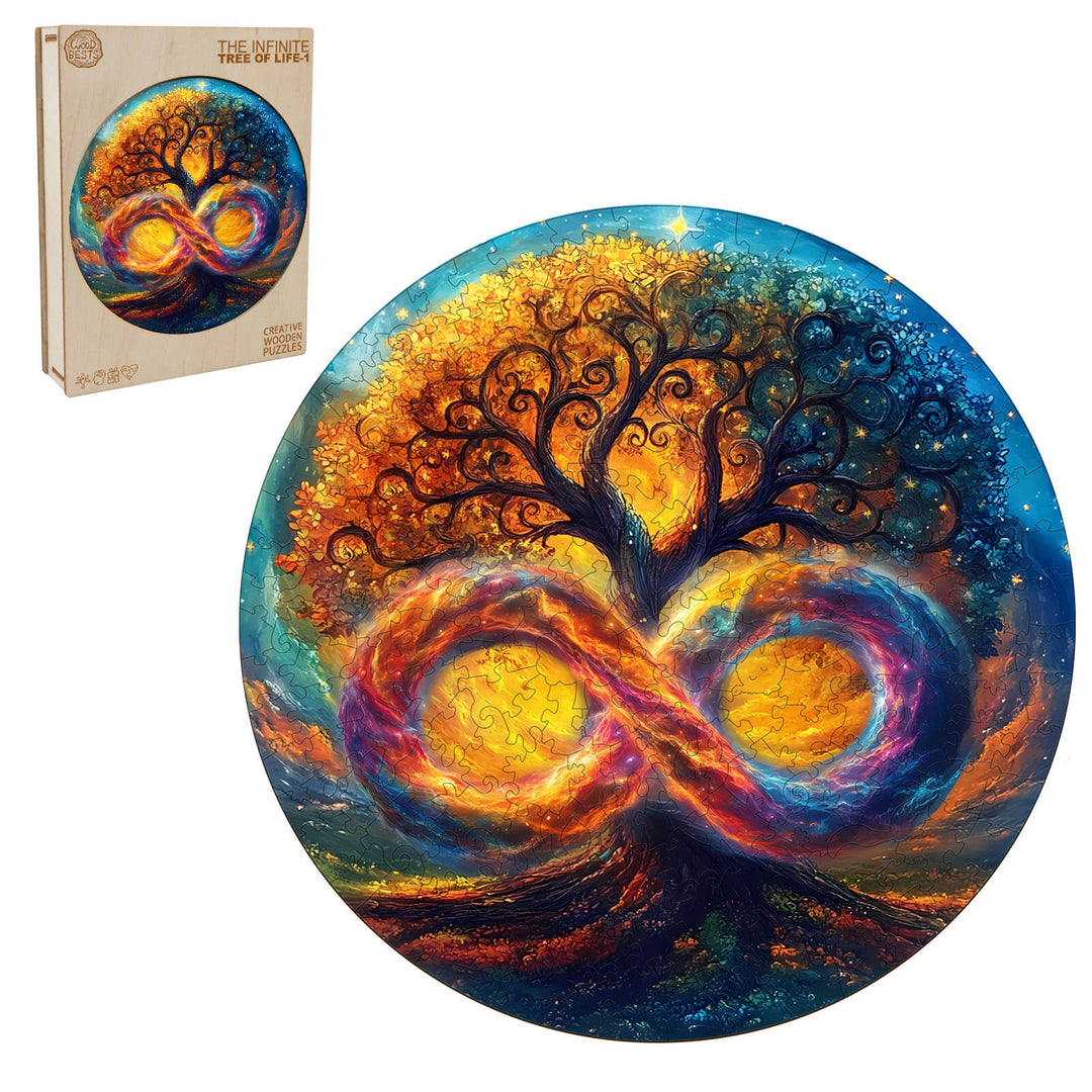 The Infinite Tree of Life-1 Wooden Jigsaw Puzzle - Woodbests