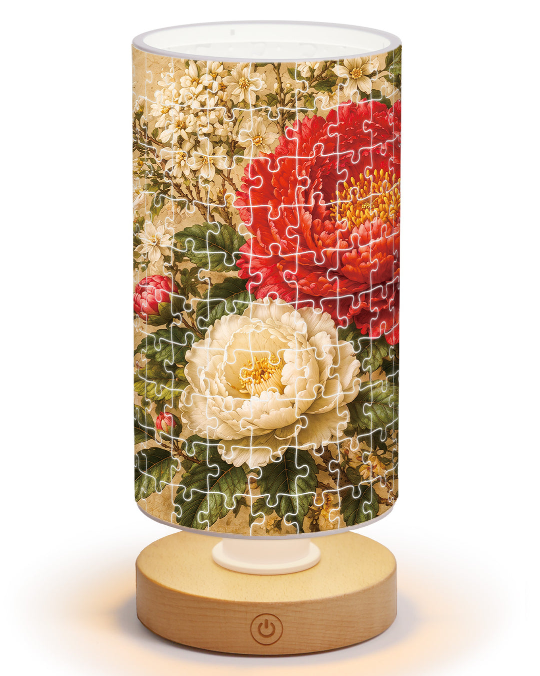 DIY Dimmable Acrylic Puzzle Lamp -Gilded Garden Bouquet