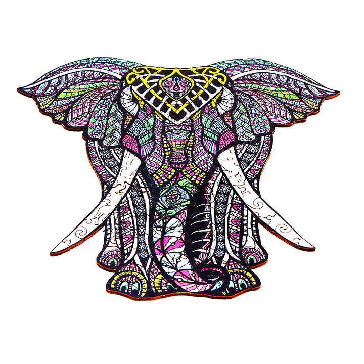 Noble Elephant Wooden Jigsaw Puzzle