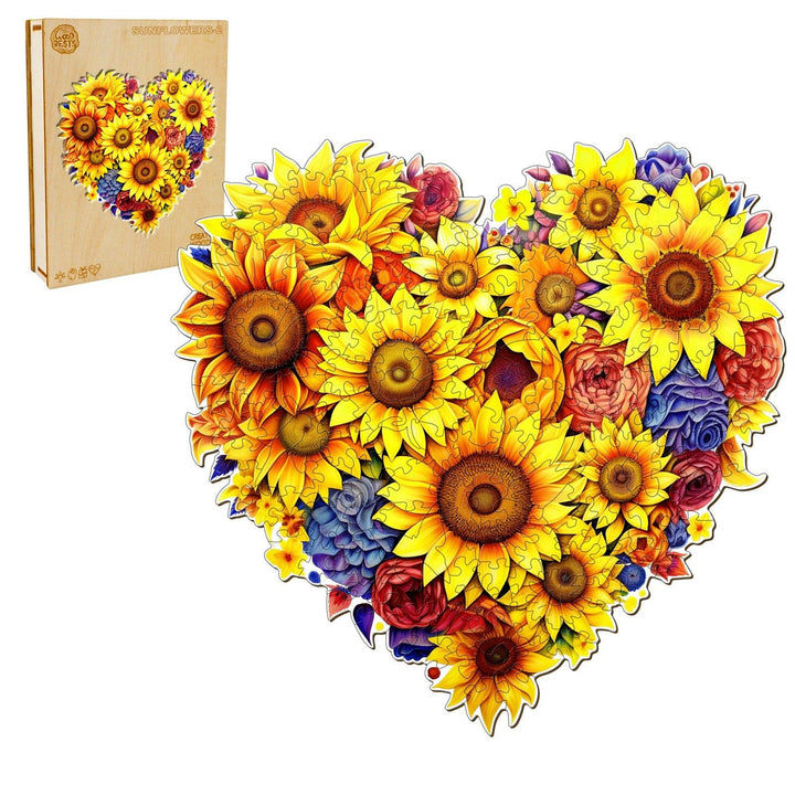Sunflowers-2 Wooden Jigsaw Puzzle