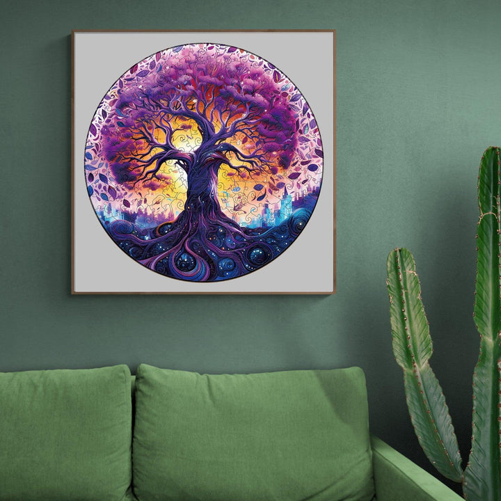 Dreamy Tree of Life Wooden Jigsaw Puzzle