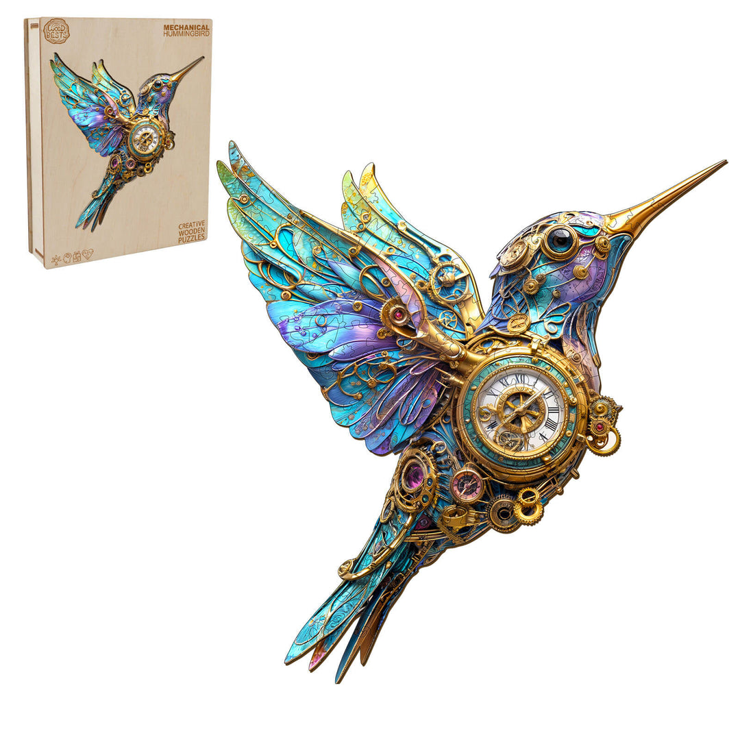 3D Mechanical Hummingbird Wooden Jigsaw Puzzle