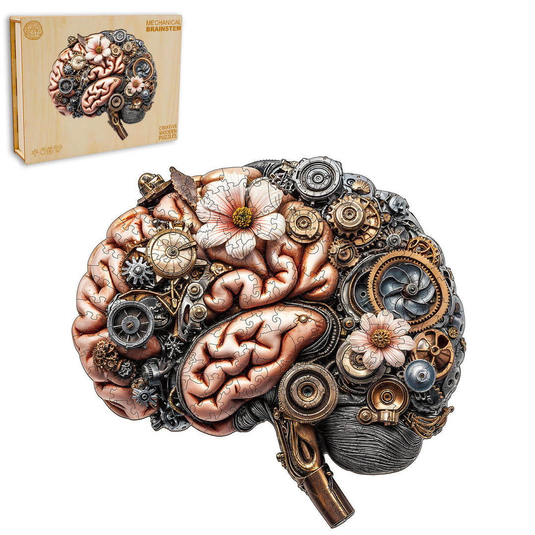 3D Mechanical Brainstem Wooden Jigsaw Puzzle