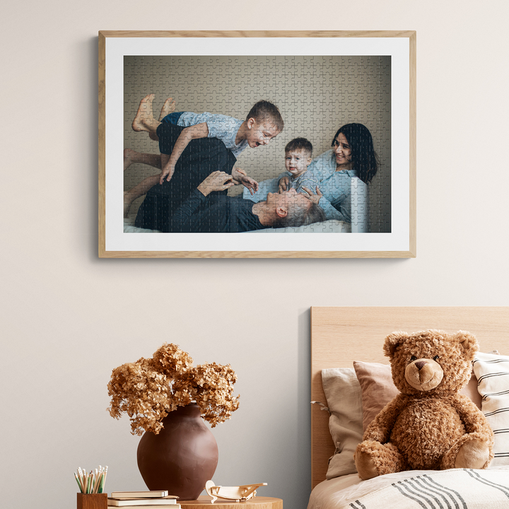 500/1000-piece Custom Photo Jigsaw Puzzle For Family - By Woodbests