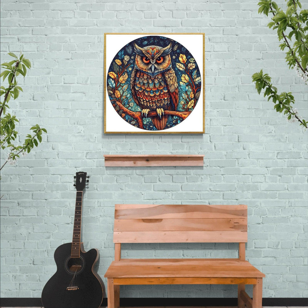 Mystic Owl Wooden Jigsaw Puzzle