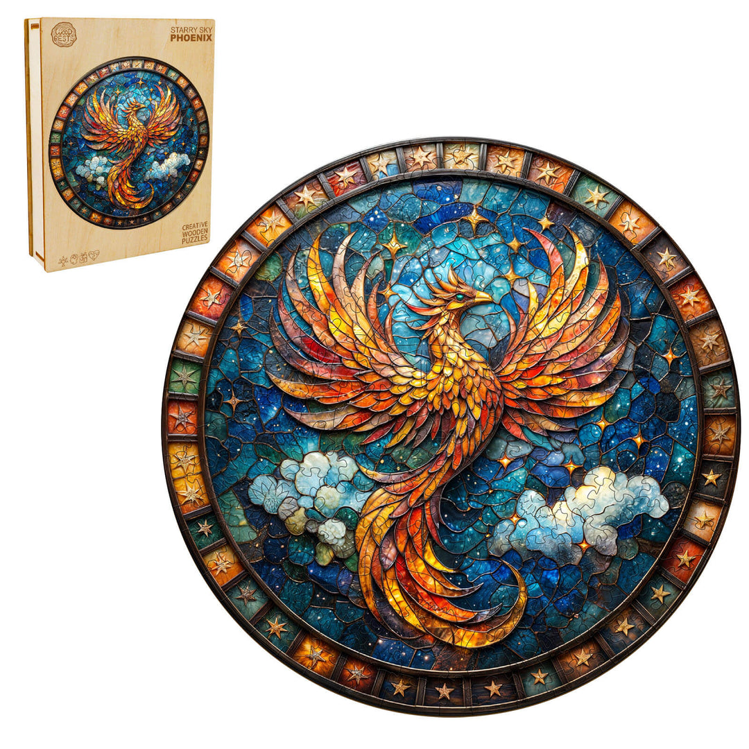 Yin Yang Phoenix-2 Holzpuzzle