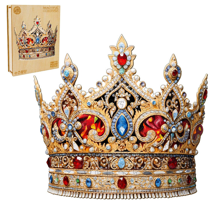 Beautiful Crown Wooden Jigsaw Puzzle