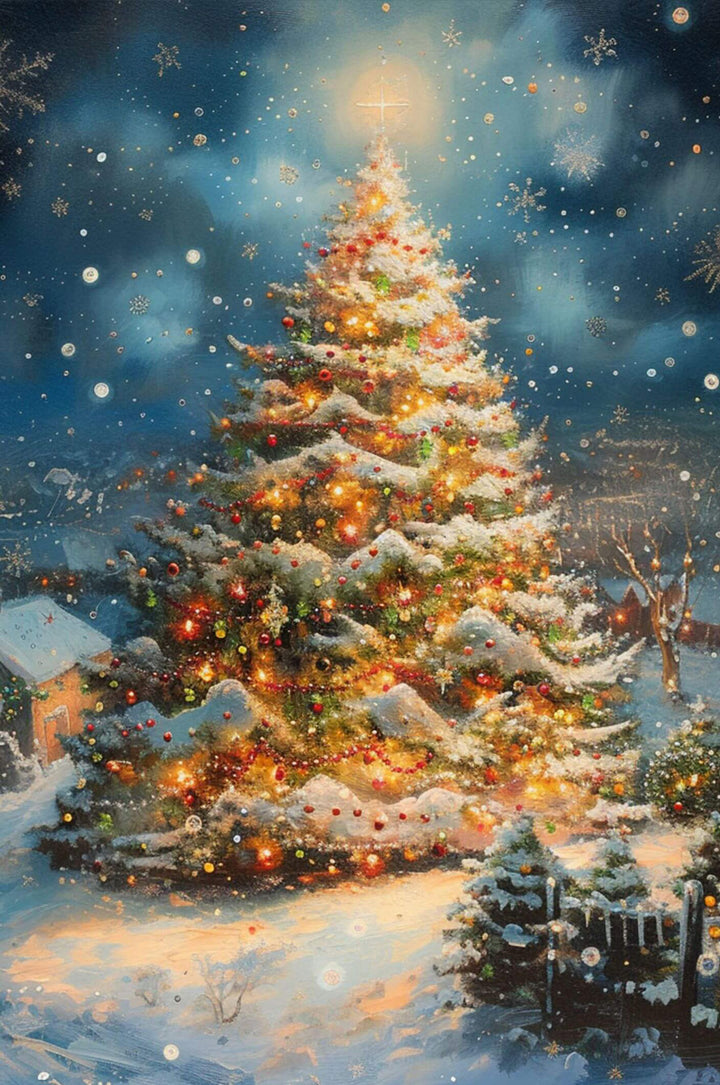 Christmas Tree 500 / 1000 Piece Puzzle - Woodbests