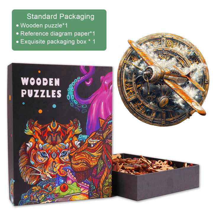 Vintage aircraft Wooden Jigsaw Puzzle