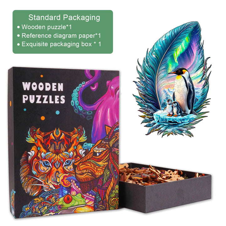 Aurora penguins Jigsaw Puzzle