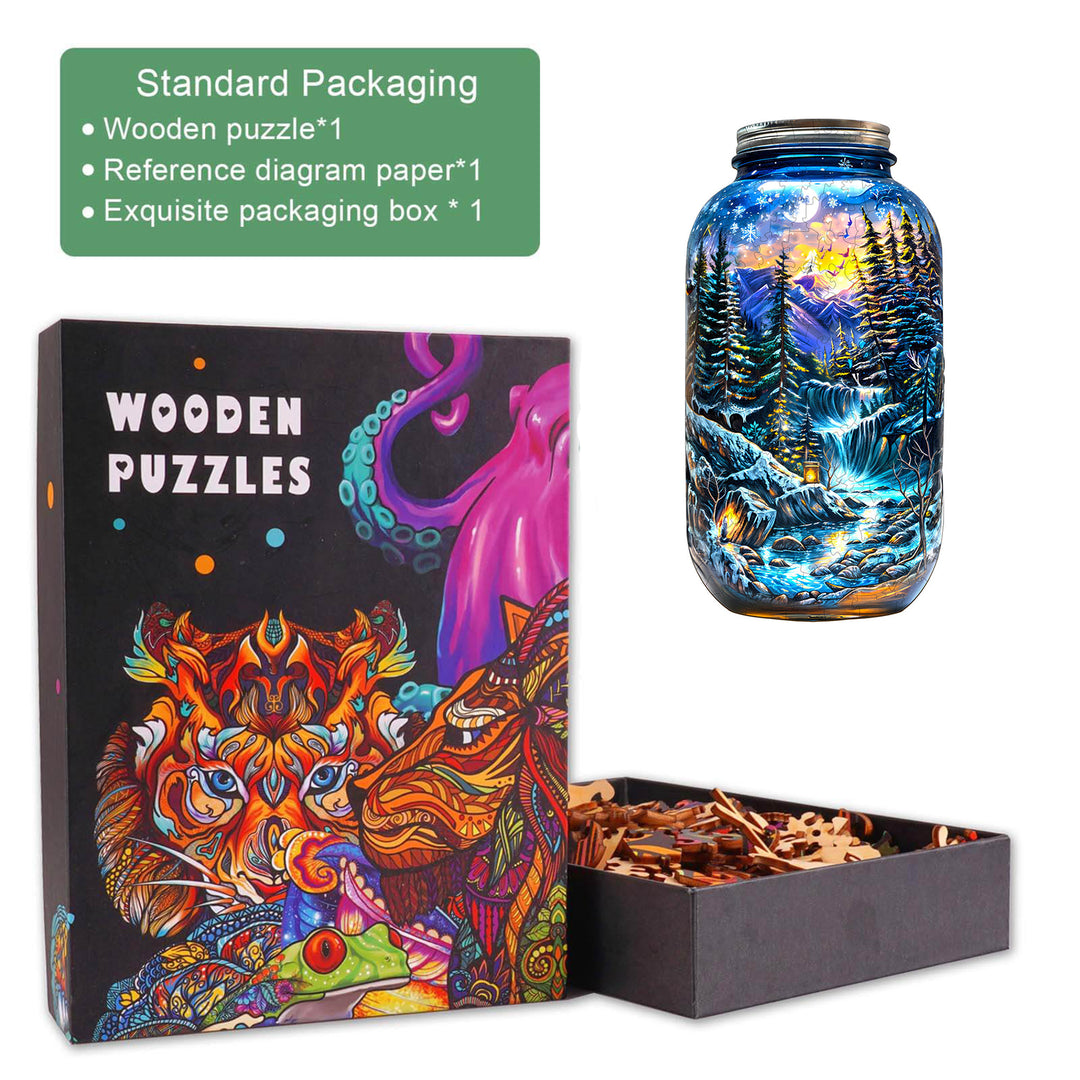 Winter Dreamscape Wooden Jigsaw Puzzle