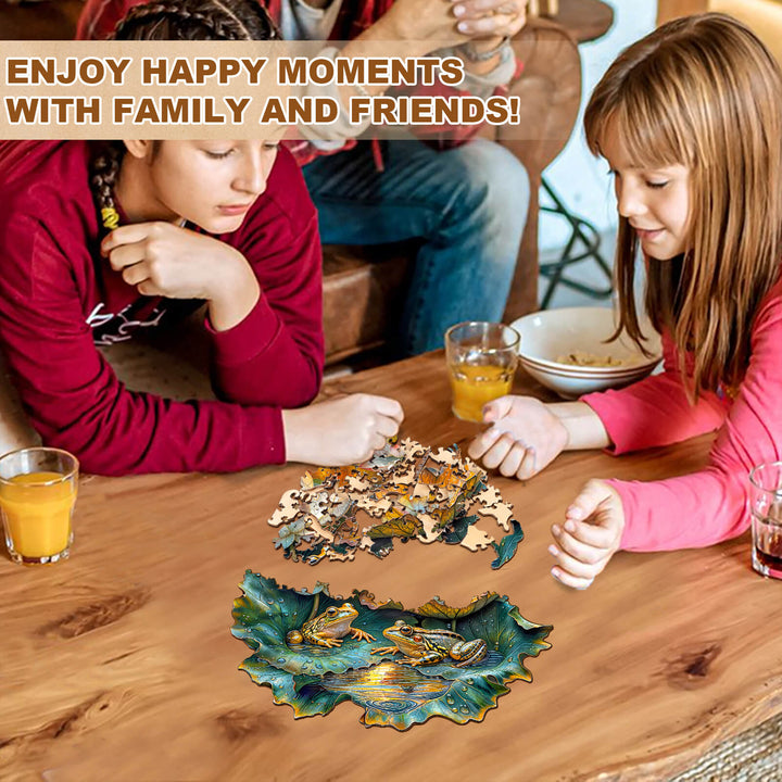 Lotus Serenade-2 Wooden Jigsaw Puzzle