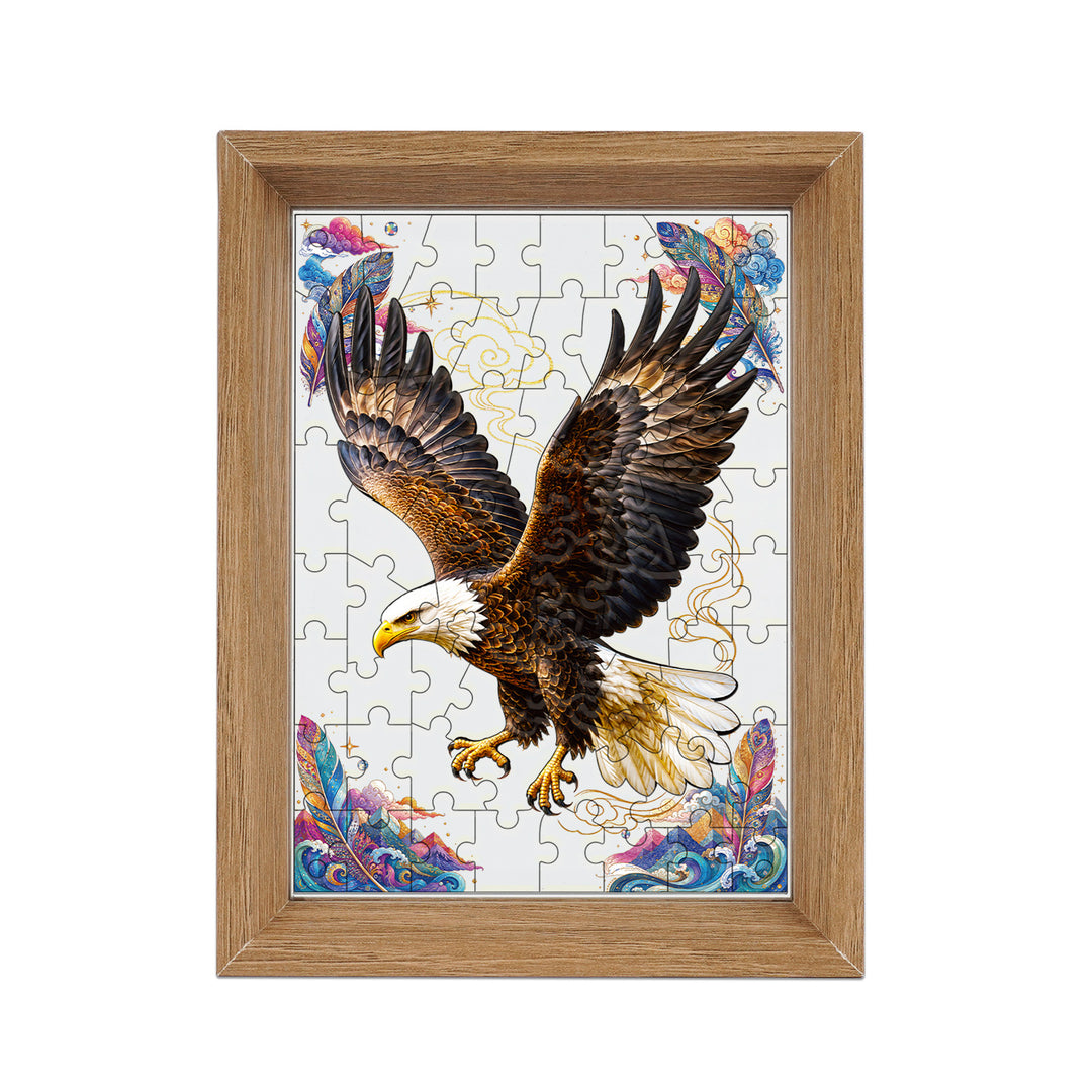 Double Sided Acrylic Jigsaw -Magnificent Eagle