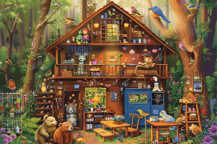 Cabin in the Woods 500 / 1000 Piece Puzzle - Woodbests