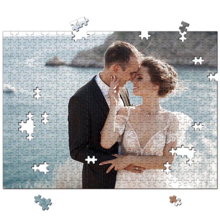 Cadeau parfait pour un mariage et un anniversaire – Puzzle photo