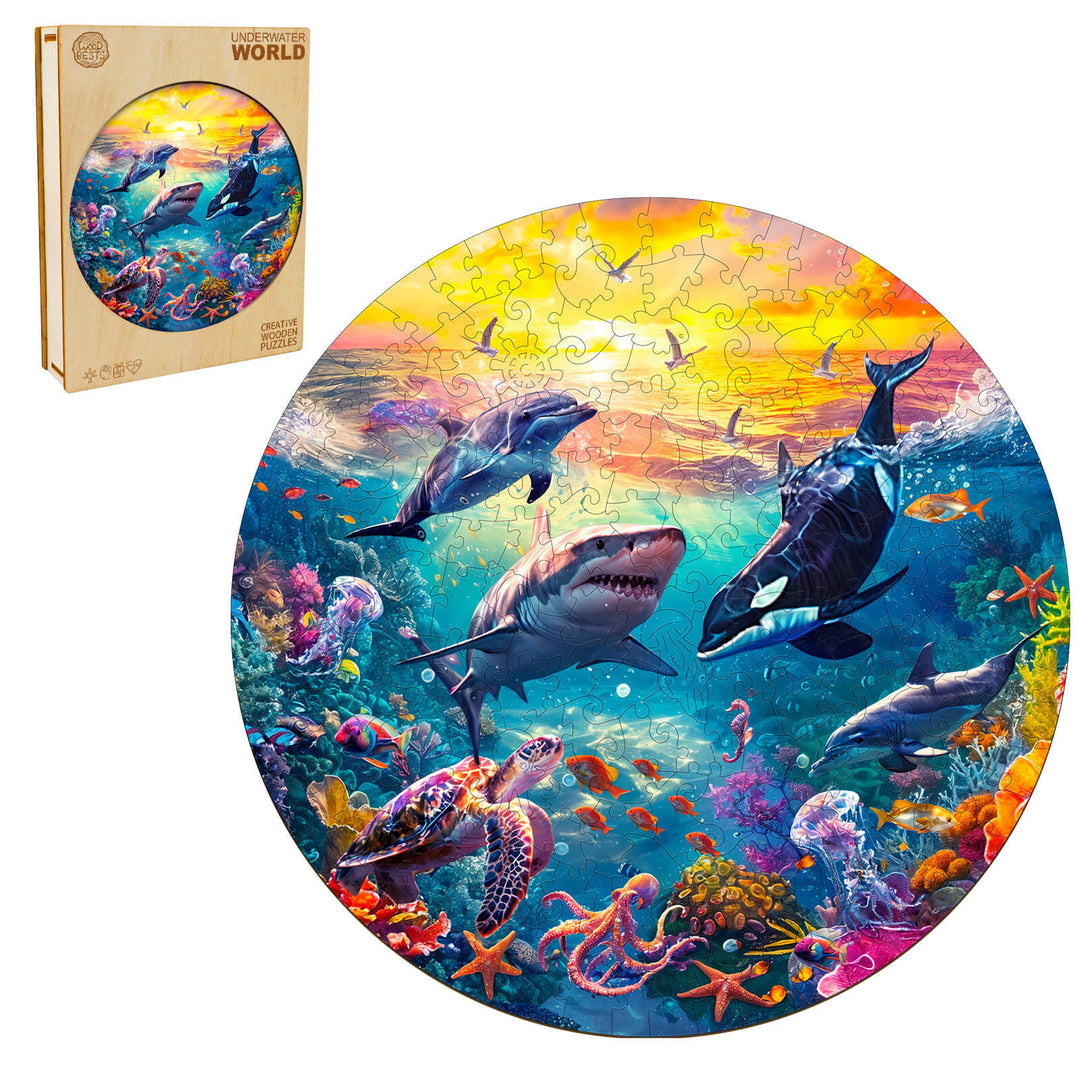 Underwater World Wooden Jigsaw Puzzle